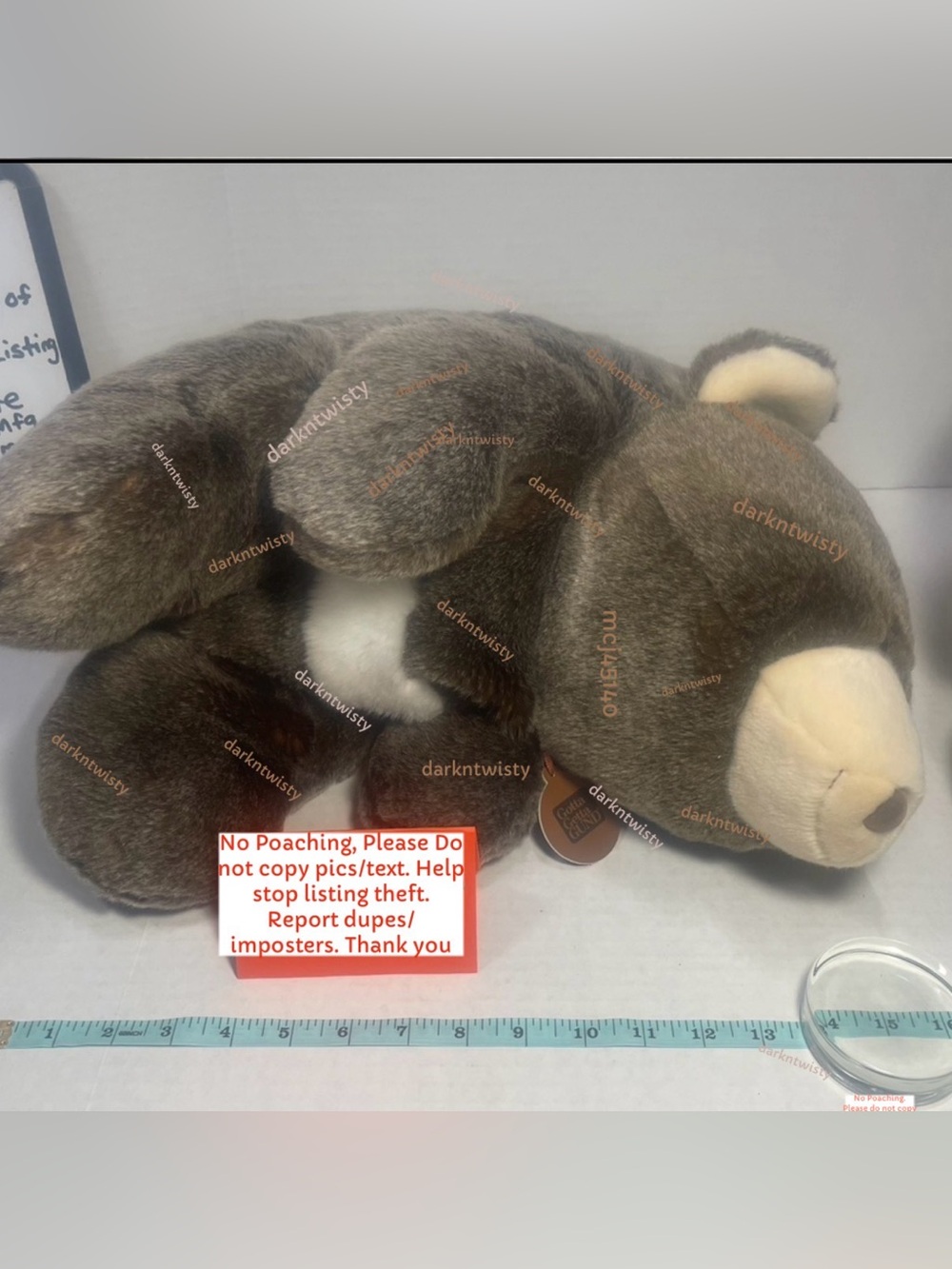 HTF VTG GUND SNUFFLES CHOCOLATE & CARAMEL ANNIVERSARY PAIR SHIPS WW 15” FREE GWP - Picture 12 of 15